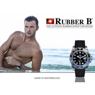 Rubber B Rolex Ceramic Ring GMT Dedicated Strap