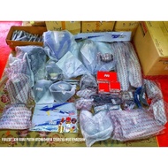 fullset x1r biru putih handle ori meter ori lampu dpn ori