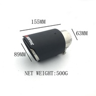 Factory direct sales Scorpio AK Carbon Fiber Modified Tailpipe 89MM 101MM No Hemming Interface63MM M