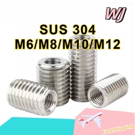 Inlay nut 304 stainless steel inner and outer teeth nut, thread transfer nut, variable diameter scre