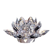 SG SELLER Crystal Lotus Ornament Car Decoration Birthday New Home Wedding Good Luck Lotus Auspicious