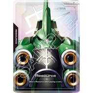 Gundam Newtype Rising (GD01) KSHATRIYA RESOURCE (C+) - Single Card - ENGLISH