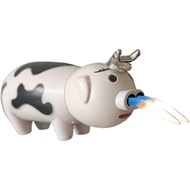 Cute Funny Pig Cow Lighter, Soft Flame, Refillable, Adjustable, Novelty, Unique, Gag Gift, Compact L