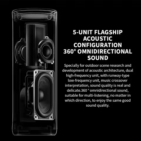 New Xiaomi Bluetooth Speaker ASM02A Bluetooth 5.3 LHDC 5.0 HyperOS IP67 93dB 40W Battery life Outdoo