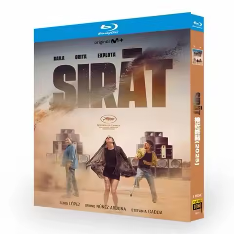 Sirat 2025 Cannes Drama Movie Blu-ray Disc Single Box DVD