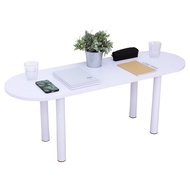 [特價]【頂堅】橢圓形和室桌/矮腳桌/餐桌/沙發前桌-深40x寬120x高45公分-二色素雅白色