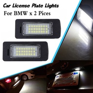 2PCS LED car number License Plate Lights Lamp No Error 12V holder auto luces for BMW E39 M5 E70 E71 