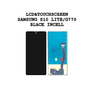 PULAUHP _ LCD TOUCHSCREEN Samsung S10 LITE / G770 / G770F BLACK INCELL
