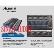 Mixer  ALESIS 16 Microverb 4 Efek REVERB Digital 16 Channel