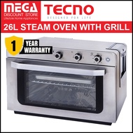 TECNO TSO 728GR | TSO728GR 26L STEAM OVEN WITH GRILL