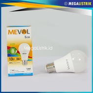 Meval ECO 13W LED BULB 13 WATT WHITE/ WHITE/
