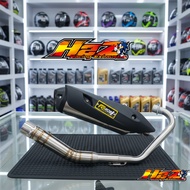 Exhaust Robi1 for R15 v2 V3 Raider 150 fi carb Fz150i Y15ZR Lc135 Rs150 Gsx150 Mt15