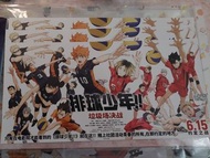 排球少年劇場版 內地官方海報和同人票根，應援棒