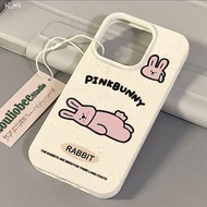 Samsung S24Ultra Phone Case Flat Lying Rabbit S23/S22/S21A54/A53 All-Inclusive Note10+Soft F52