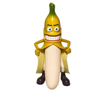 HSNNG พีวีซีพีวีซี โมเดลอีวิลกล้วยเซอร์ ตลกๆ ของเล่นปลอมหลอก รูปปั้นเป็ดกล้วย ตัดด้วยการตัด สร้างสรรค์และสร้างสรรค์ เครื่องประดับเดสก์ท็อป ของขวัญสำหรับเด็ก