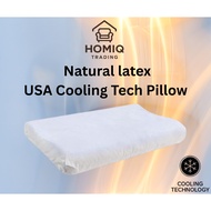 HOMIQ I USA Cooling Tech Natural Latex Pillow