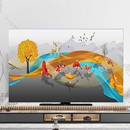 TV Cover Dust Cover, Waterproof TV Dust Cloth Cover Abstract Landscape Printed Design, For LED, LCD, OLED Smart TV,32-80 Inch(Size:32in(80x50cm),Color:C)
