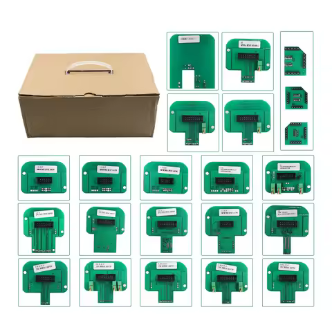 22pcs BDM Adapters Full Set BDM Frame for KTAG KESS FGTECH BDM100 Probe Adapters LED ECU RAMP Chip T