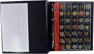 Scrapbook for 275 coins: 5 + 5 coin sleeves, for 175 coins up to diameter 23 mm and for 100 coins up
