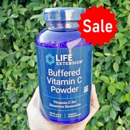 42% Sale!!! EXP:09/25 วิตามินซี บัฟเฟอร์ แบบผง Buffered Vitamin C Powder 454 g (Life Extension®)