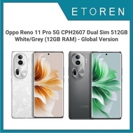 Oppo Reno 11 Pro 5G CPH2607 Dual Sim 512GB White/Grey (12GB RAM) - Global Version