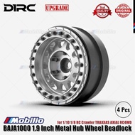D1RC BAJA1000 1.9 Inch Metal Hub Wheel Beadlock for 1/10 1/8 RC Crawler TRAXXAS AXIAL RC4WD Velg Upg