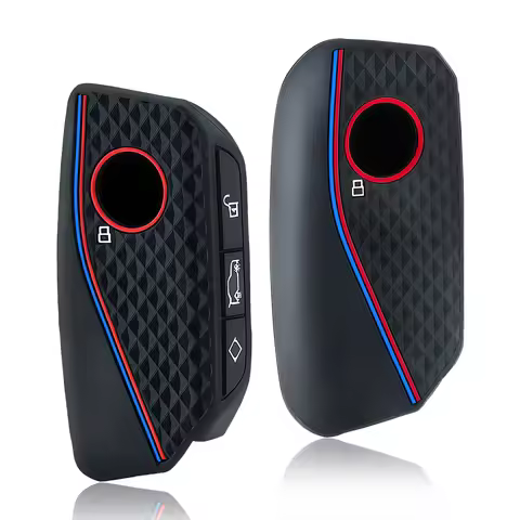 Fashion Silicone Car Key Fob Cover Case For BMW 530i 540i 550e 750e 740i 760i X1 X2 X5 X6 X7 M5 iX1 