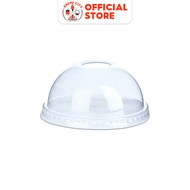 Kreme City Disposable PP Plastic Dome Lid Clear with Diamond Lock 95mm