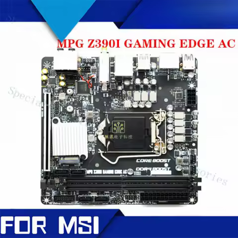 A+ For MSI MPG Z390I GAMING EDGE AC LGA1151 DDR4 Mini-ITX Motherboard