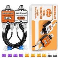 Fuse Popper HVAC, 3 AMP & 5 AMP Resettable Fuse Kit with Extra Fuses & Storage Case, Control Circuit