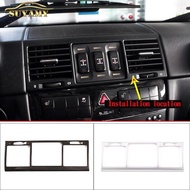 Central Air Conditioning Vent Frame Trim For Mercedes Benz G-Class W463 G500 G55 2004-2011 Carbon Fi