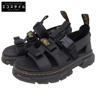 近全新 Dr. Martens Pearson 綁帶涼鞋，黑色，女5號（英國號）
