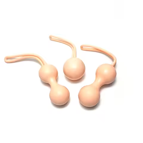 Cheap medical silicone Kegel ball sports tightener ball safety Benwa women's vaginal massager solid