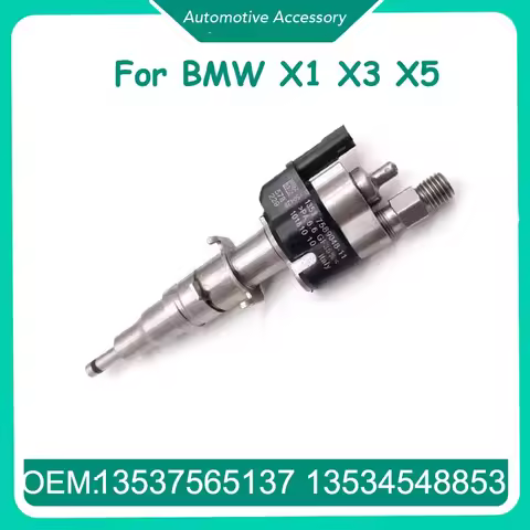 13537565137 1Pcs Car Engine Fuel Injector Nozzle for BMW N43 N53 X1/3/5/6/7 Used 13534548853 1353758