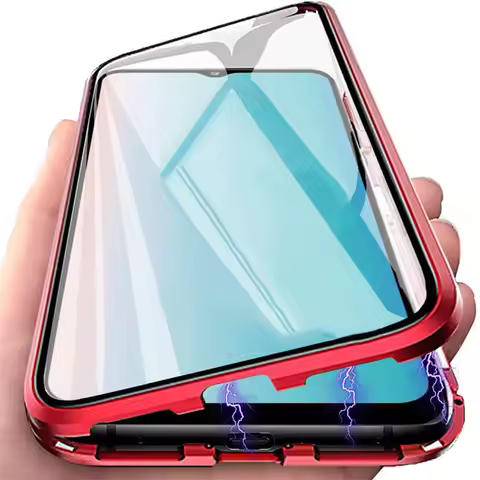 360 Metal Cover For Honor X9D Magnetic Adsorption Case For Honor X9d Double Glass Shockproof Cases C