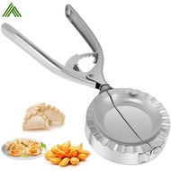 Dumpling Maker 3.5 Inch Stainless Steel Dumpling Maker Press with Long Handle Dumpling Mold Household Dumpling Press Mold SHOPSBC2412