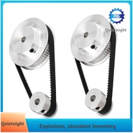 [Quietnight]2Set 2GT Synchronous Wheel 20 60 Teeth Bore Aluminum Timing Pulley GT2 Timing Belt Pulle