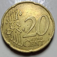 Koin 20 Cent Euro Italia th 2002 (A)
