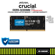 Crucial DDR5-5600 SODIMM Laptop RAM CL46 - 48GB (Limited Lifetime Crucial Warranty))