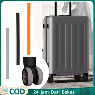 4pcs/set Luggage Wheel Protector Cover Rubber Luggage Wheel Cover Protector Silicone Luggage Wheel P