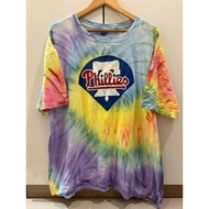 Second-Hand Tie-Dye T-Shirt Philadelphia Phillies Anvil Label Size 25/30
