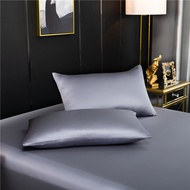 Pillowcase Natural Mulberry Silk Pillowcase Cover Solid Color Pillow Case Bedding Pillow Cover 51x76cm 40x60cm Customizable