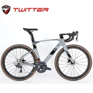 [PRE-ORDER] (NEW) Bicycle TWITTER CYCLONE DISC CARBON Fiber Road Bicycle SRAM RIVAL [ETA:40DAYS]