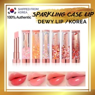 DEWY Glitter Case Lip Balm Lip Treatment tone up lip, glow lip, Volumizing Lip / MADE IN KOREA