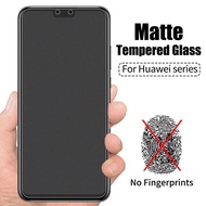 Matte Tempered Glass For Huawei Nova 15 14i 13i 12i 11i 8i 10 9 8 7i SE 5T Y70 Y72 Y91 Y61 Honor 600