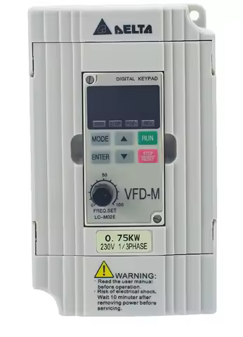 Delta VFD-M 220V/380V 0.75KW inverter, VFD007M21A delta inverter, VFD007M43B delta inverter