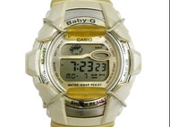 [專業] 電子錶 [CASIO BGT-1001] 卡西歐Baby-G 珍珠白電子錶-[金色面+液晶]計設/時尚