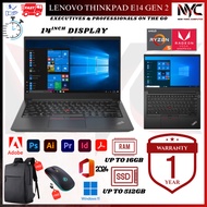 Gaming Laptop ThinkPad X395 T495 T495s E14 Ryzen 7/Ryzen 5 16GB RAM 1TB SSD FHD 1 Year Warranty