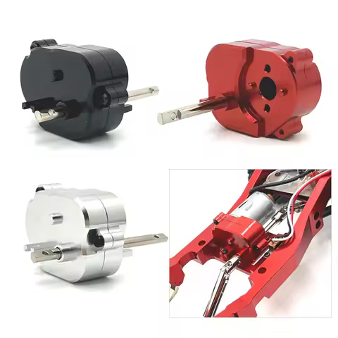 MN82S LC79 MN78 MN168 New MN99S Metal Transmission Metal Gearbox Gear Set 1/12 RC Rock Crawler Car U