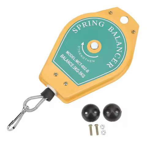 Spring Balancer 3 to 5Kg Load Bearing Retractable Tool Fixture Holder Hanging with Fittings Air Tool